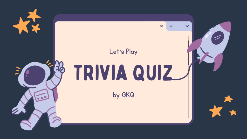 Questions for trivia quiz