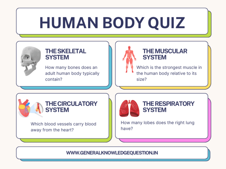 Human Body Quiz Questions