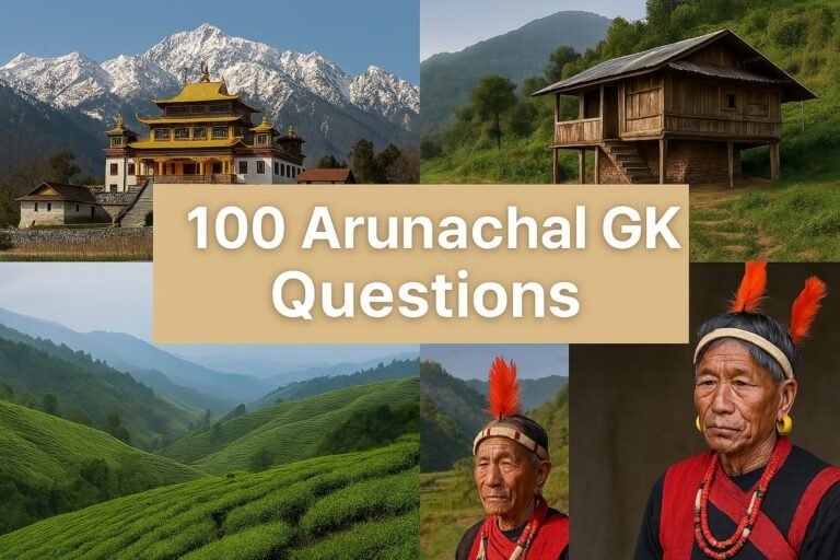 Arunachal Pradesh GK Questions
