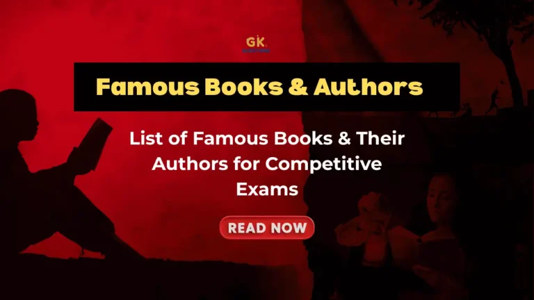 Famous Books And Authors List