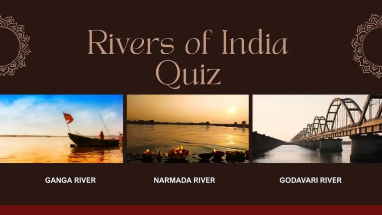Rivers of India Quiz