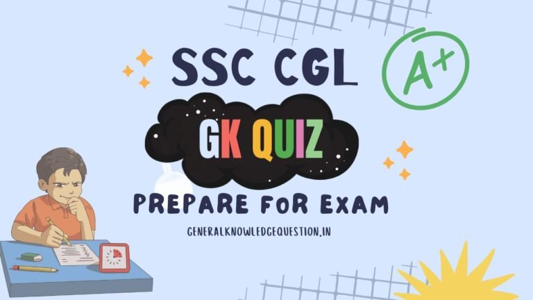 SSC CGL gk quiz