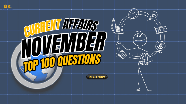 November Current Affairs Questions