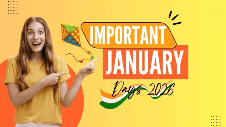 Important Days in January 2026