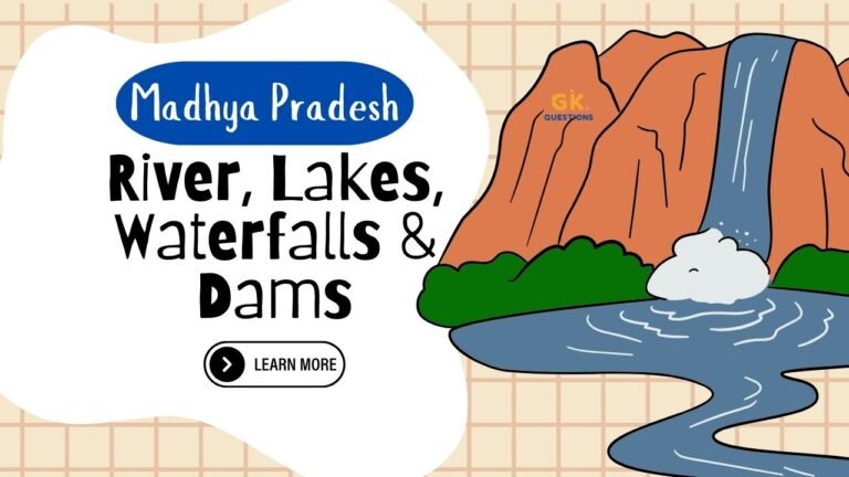 Rivers, Lakes and Dams of Madhya Pradesh