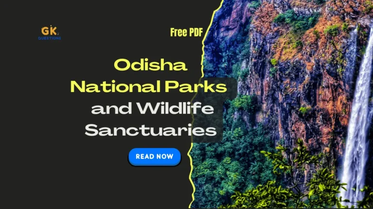 Odisha National Parks and Wildlife Sanctuaries gk guide
