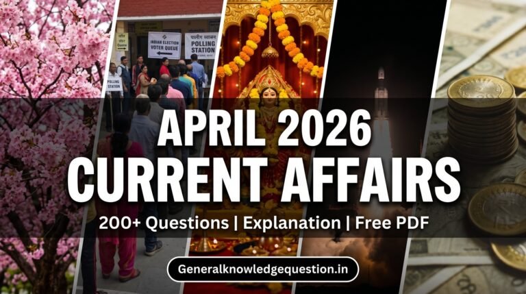 april current affairs 2026