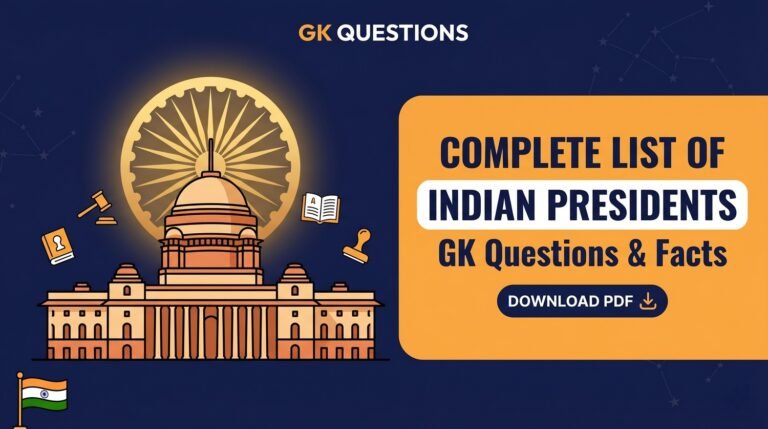 Presidents of India GK questions