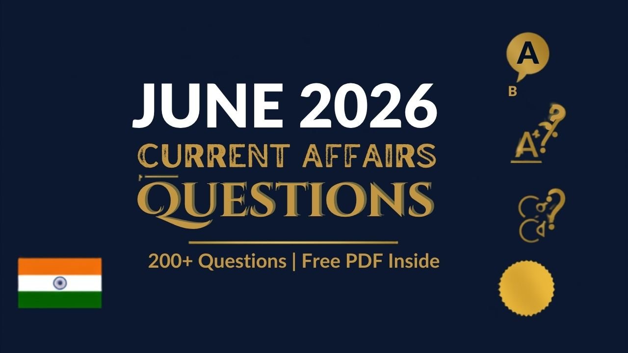 June 2026 Current Affairs