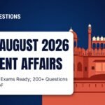 August Current Affairs 2026